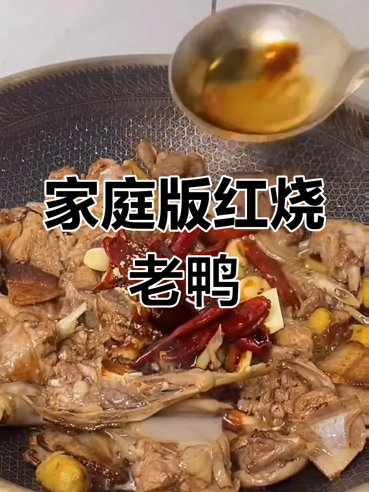 红烧老鸭,家常味十足!跟着抖音学做这道美味
