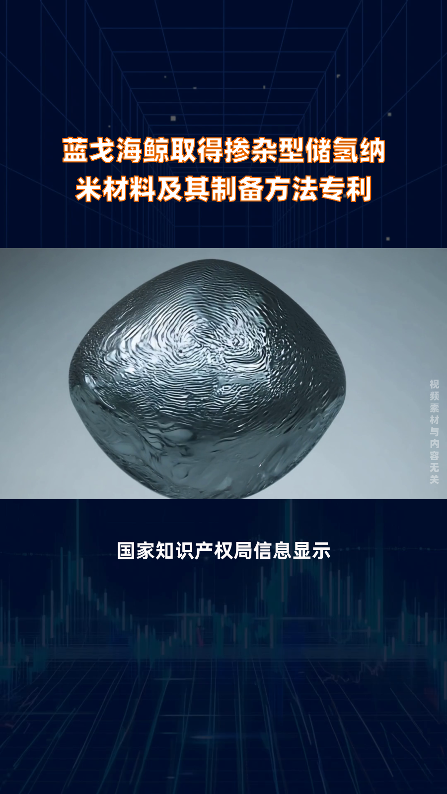 蓝戈海鲸取得掺杂型储氢纳米材料及其制备方法专利|快报