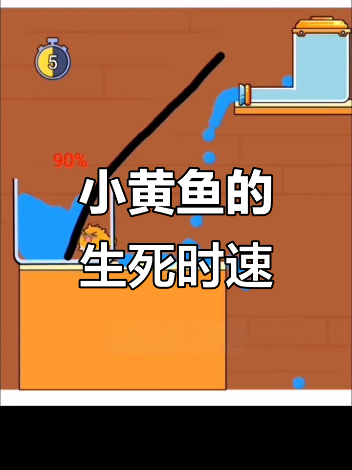 画斜线救小黄鱼？水流的秘密让人笑出声