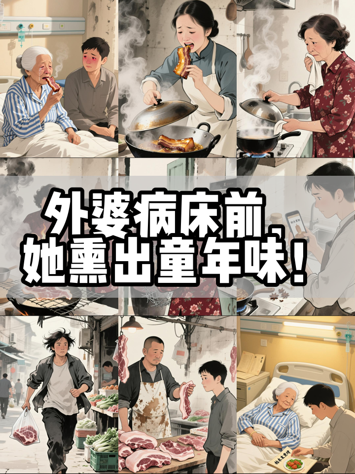外婆重病想吃熏肉，她用土锅熏出三十年老味道！