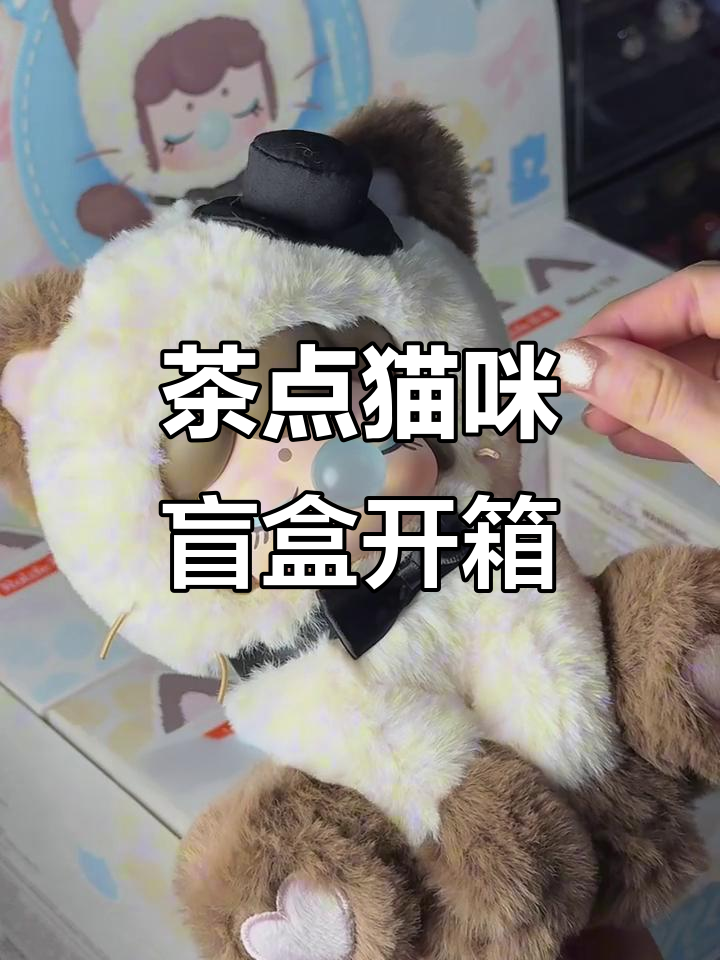 下午茶萌猫大集合,拆盲盒超惊喜!