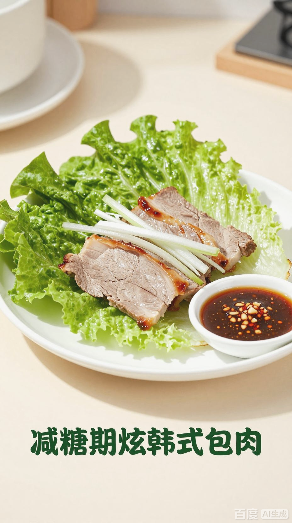 减糖期也能炫的韩式生菜包肉