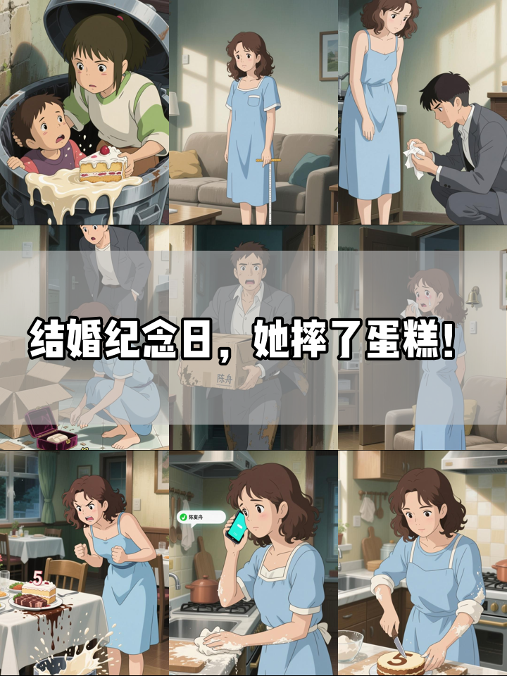 结婚纪念日他迟到，她摔了蛋糕却看到惊喜！