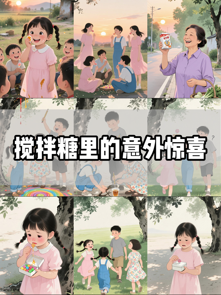 欢欢的搅拌糖分享记:从紧张到意外的童年快乐