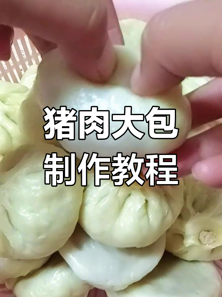皮薄馅多的猪肉包子,做法简单又美味