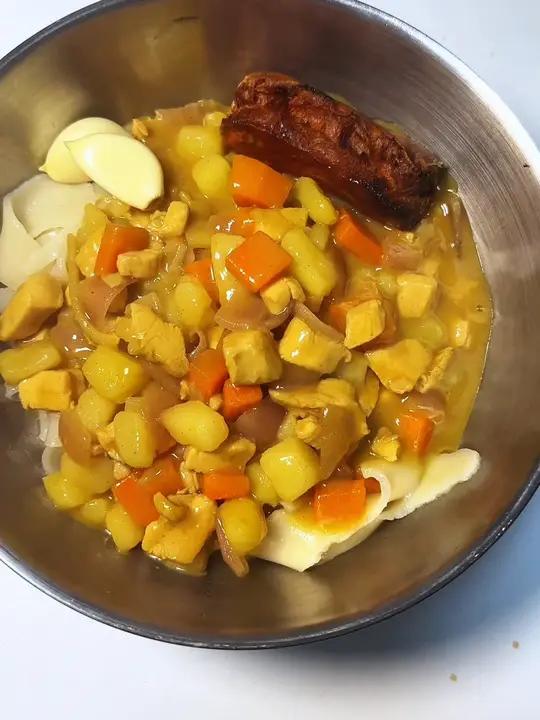 沉浸式拌面之咖喱鸡肉 每日美食分享 来过来尝尝这个 吃货日常 今天吃啥 色香味俱全
