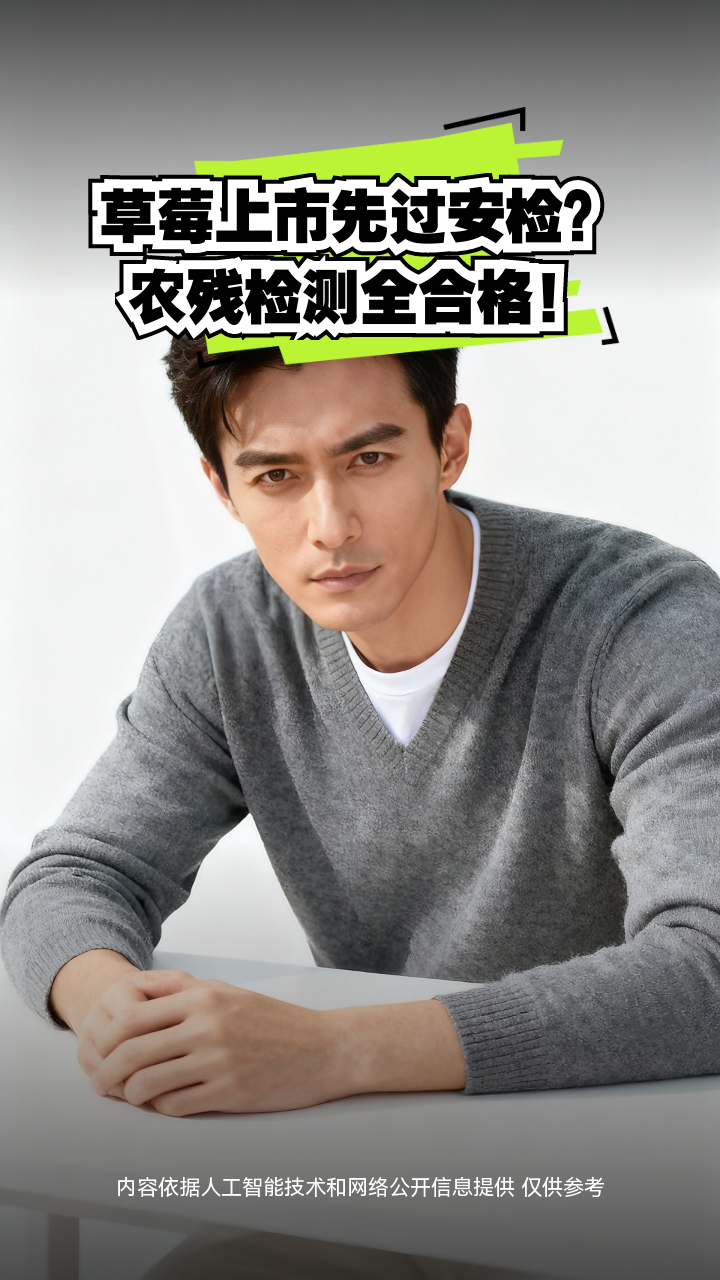 草莓上市先过安检?农残检测全合格!