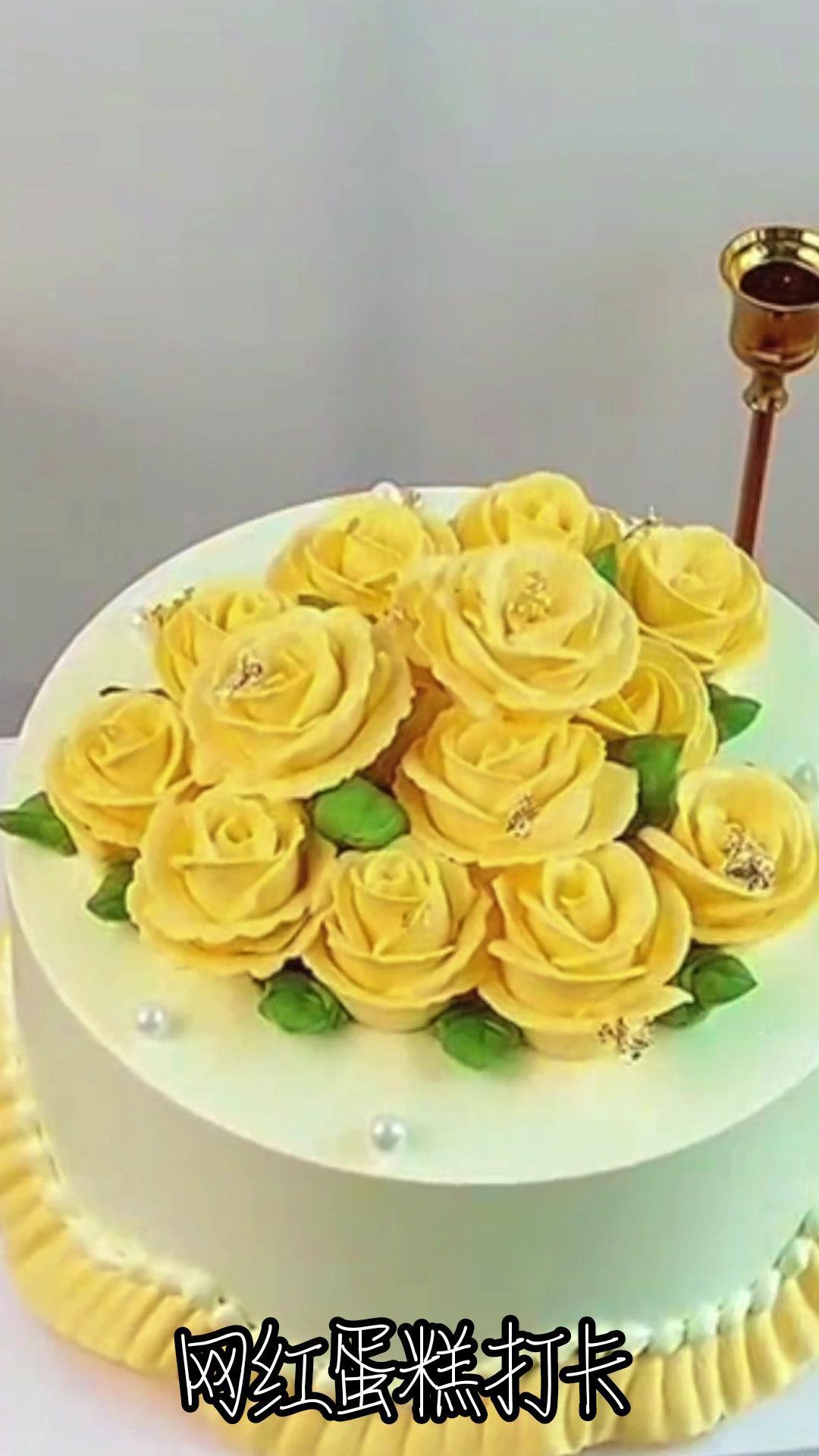 高手裱花 韩式裱花 女神蛋糕 创意蛋糕 网红爆款 制作过程