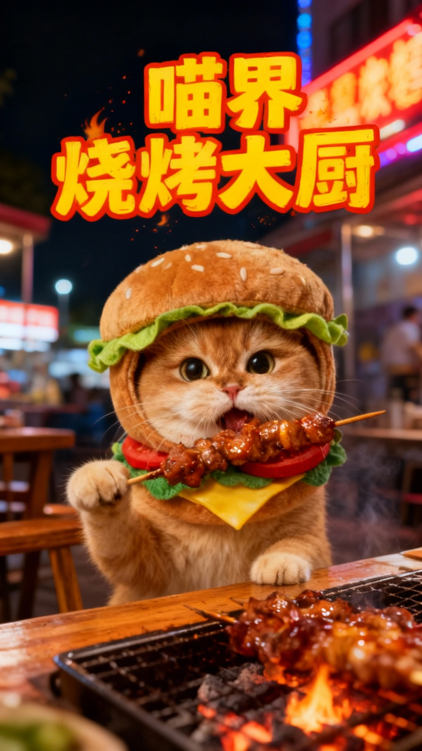 汉堡喵的烧烤趣事