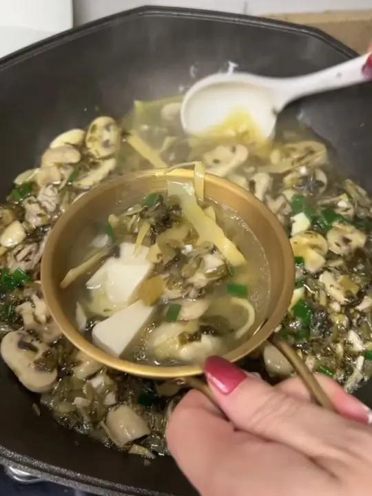 雪菜雷笋豆腐羹