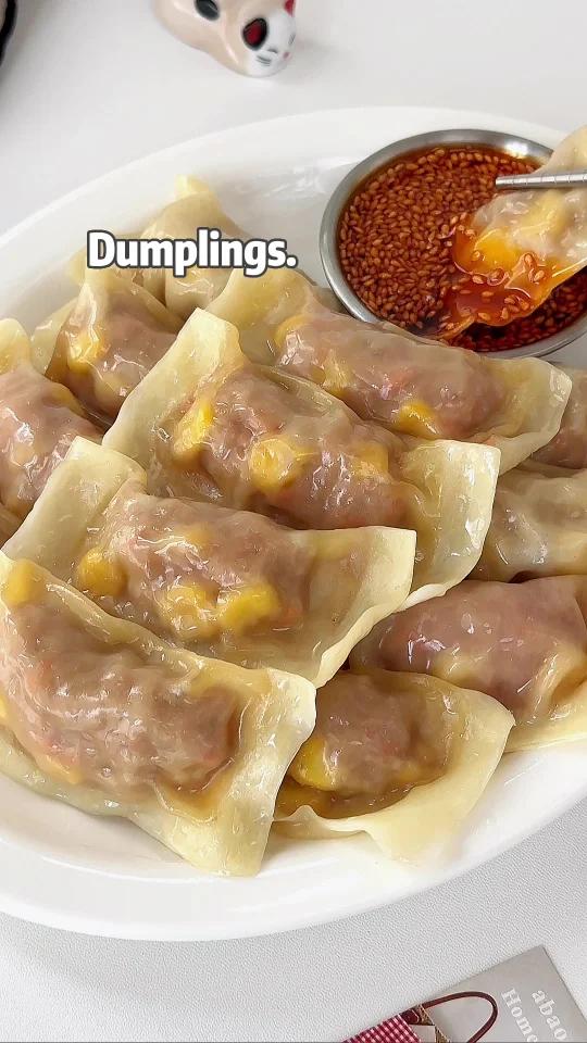 皮薄馅大三鲜馄饨蒸饺一口一个巨好吃!