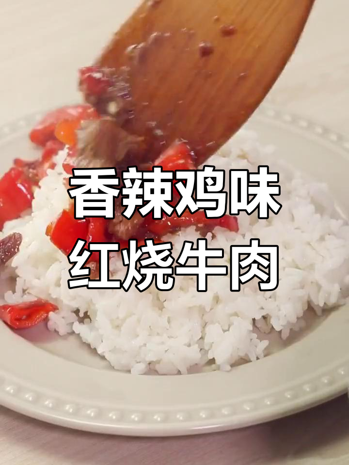 红烧牛肉盖饭,香辣下饭新体验