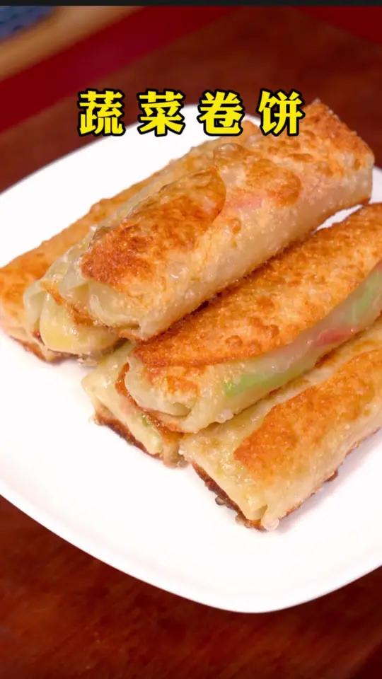 土豆丝卷饼 口感爽脆的早餐饼