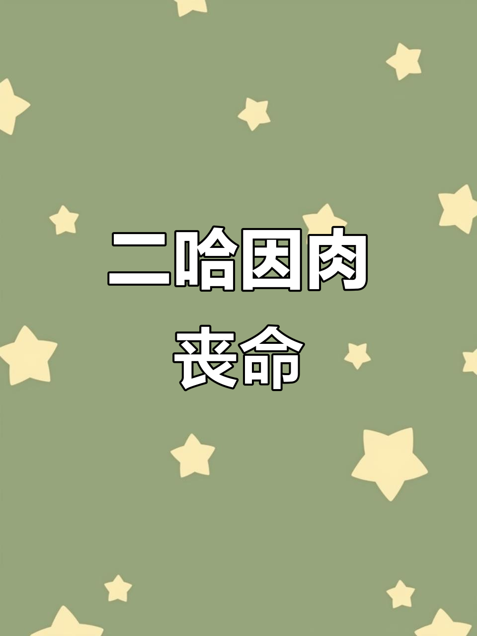 12月17日二哈吃肉后10分钟离世,体重三四斤