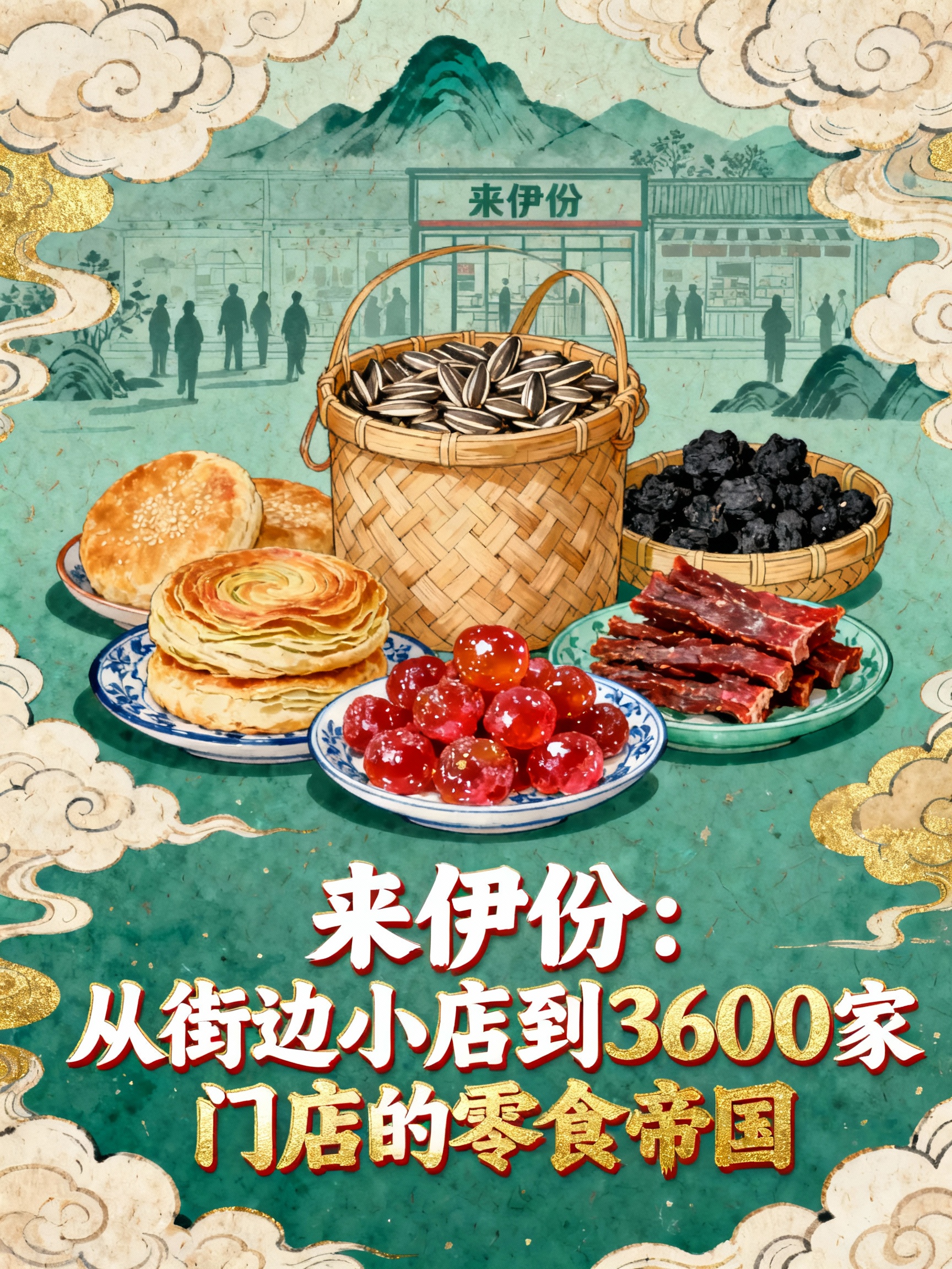 来伊份：从街边小店到3600家门店的零食帝国