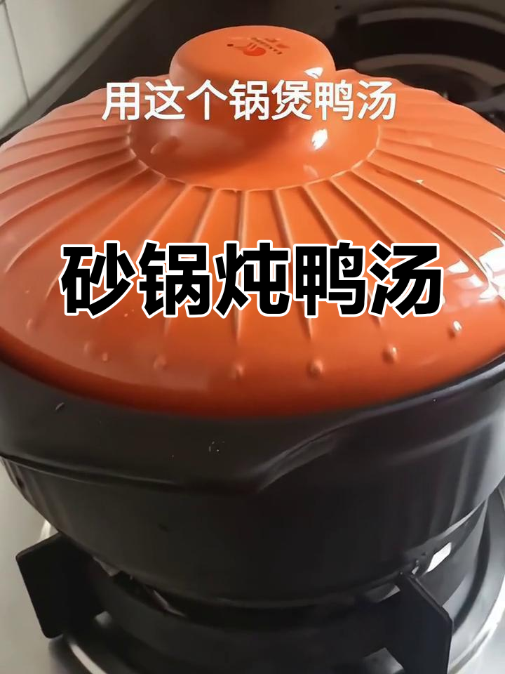 陶瓷砂锅炖鸭汤,原汁原味的美味享受