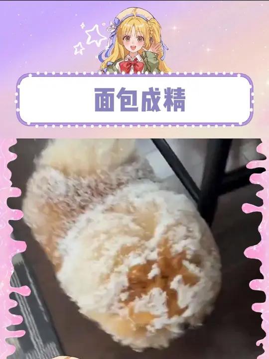 可爱的面包小狗 可爱的面包小狗