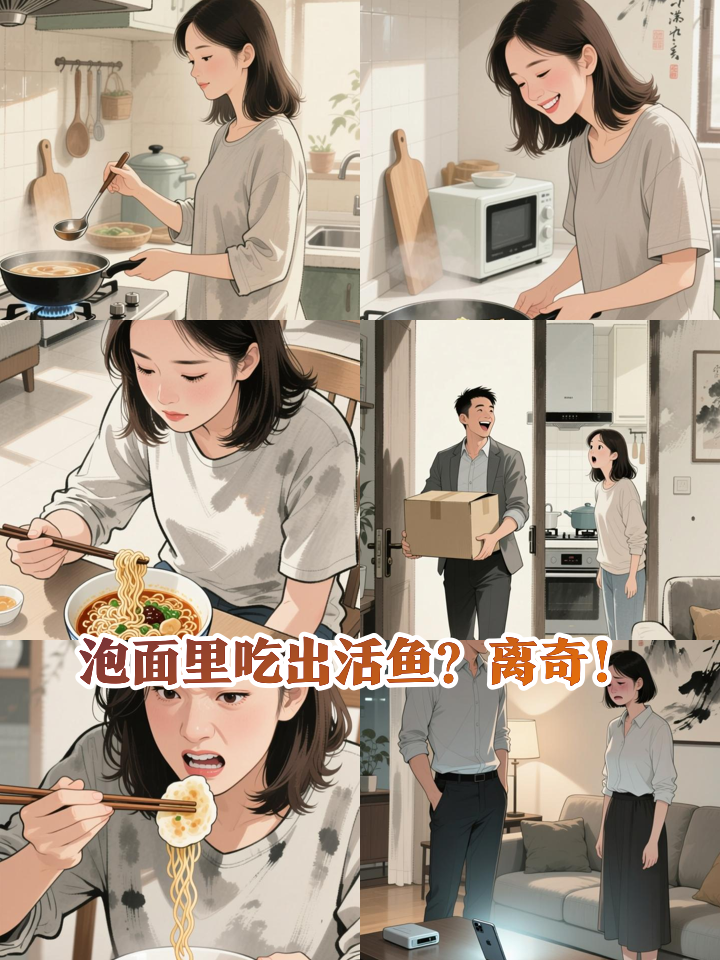 三周年纪念日，老公竟用康师傅酸菜鱼泡面冒充大餐？