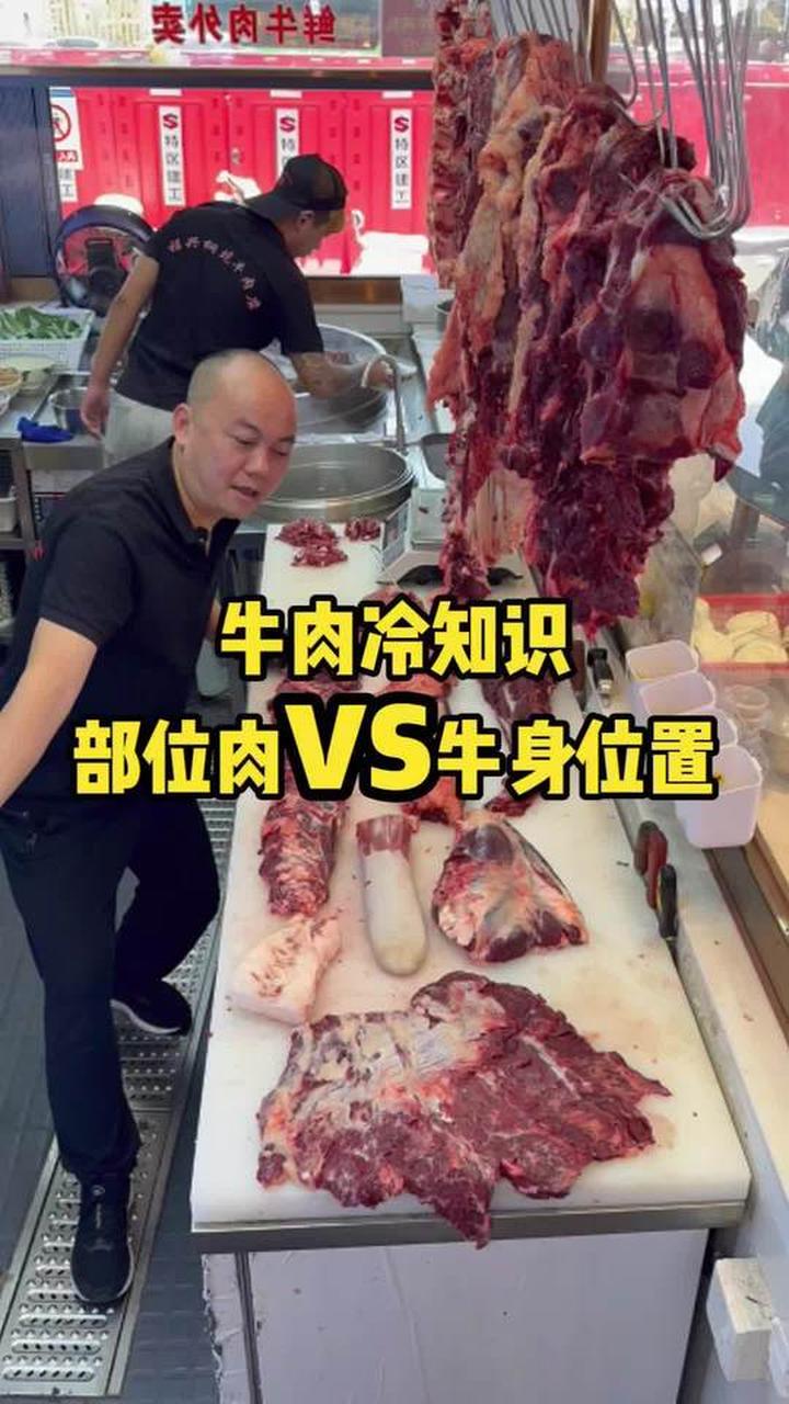 了解牛肉部位肉，知晓其在牛身的位置
