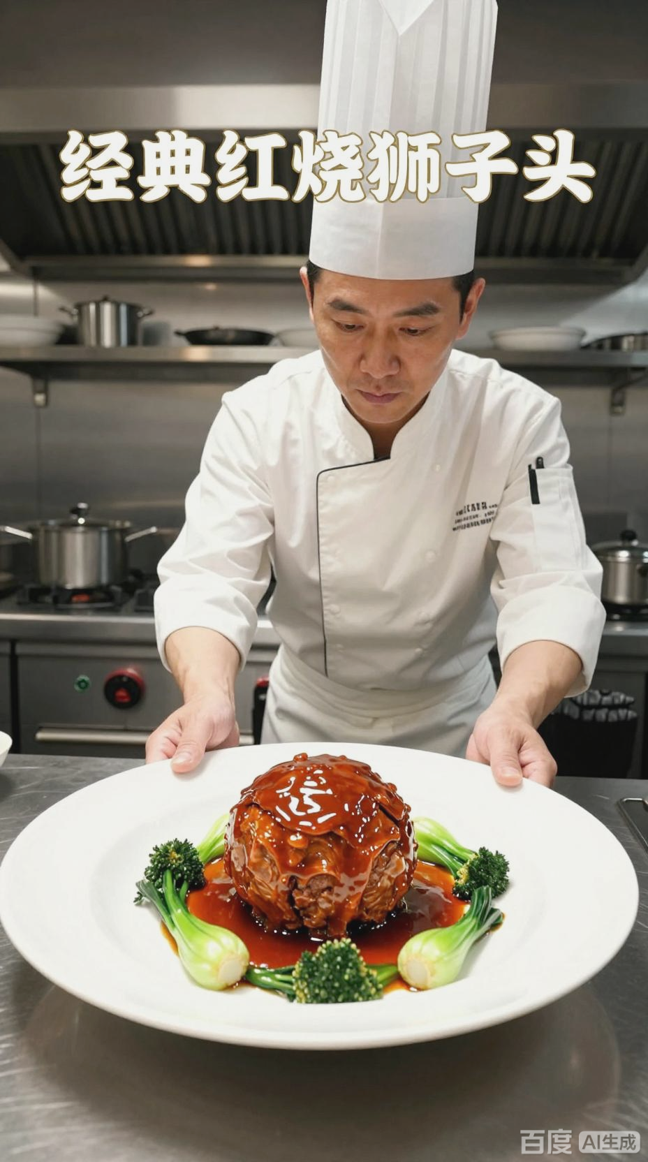 红烧狮子头:肉质嫩滑,不油腻的经典美味