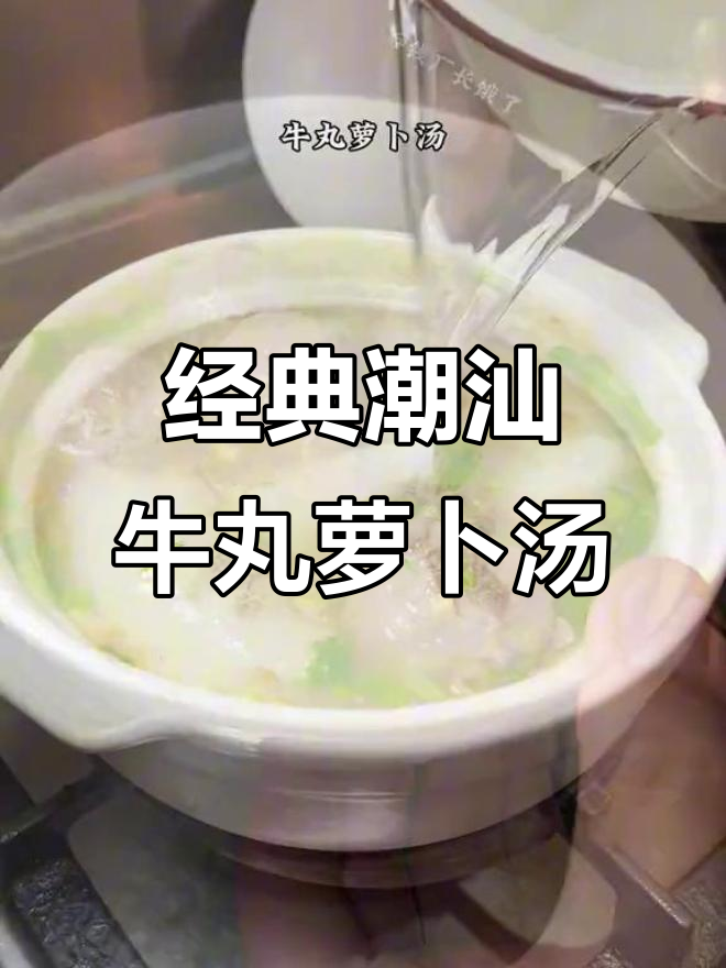 潮汕牛肉丸萝卜汤,香气扑鼻让人无法抗拒