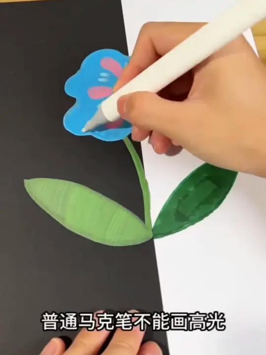 得力丙烯马克笔小学生儿童画画用水彩笔涂鸦DIY绘画叠色初学者用 丙烯马克笔 一学就会的简笔