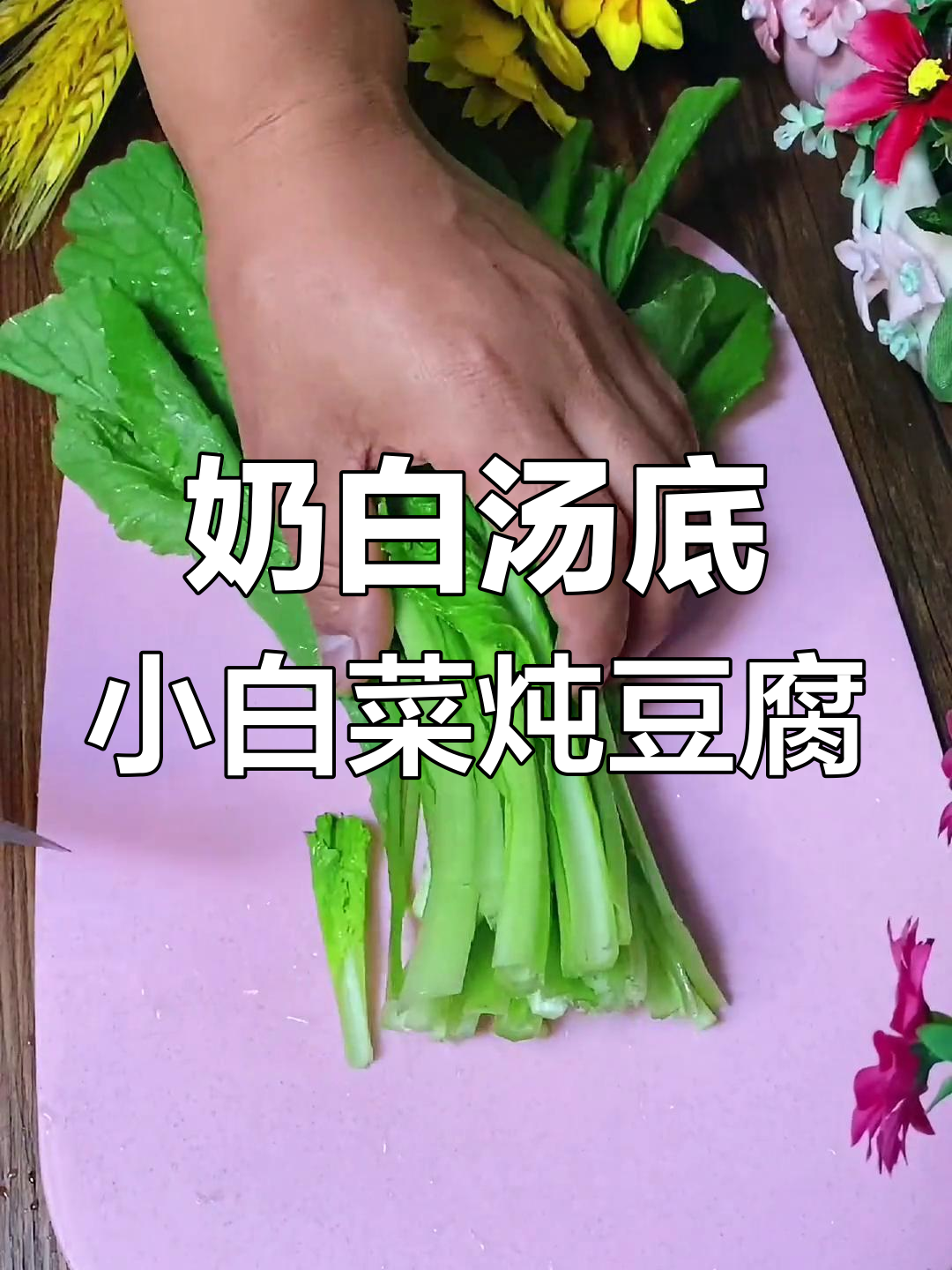 小白菜炖豆腐,家常做法大揭秘