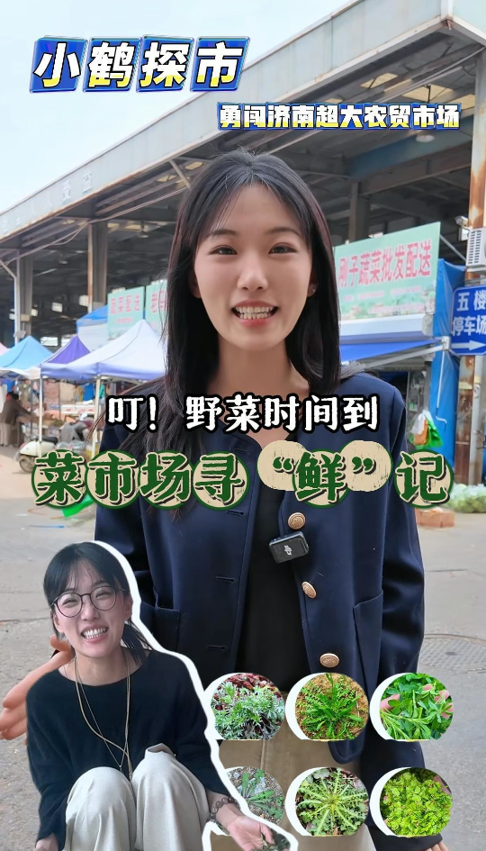 小鹤探市①｜野菜时间到！济南菜市场都有啥“鲜”货？带你探底价