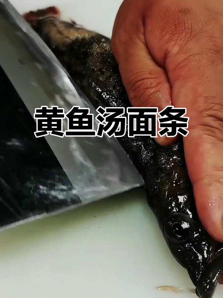活黄鱼汤面,鲜香十足的天然海鲜美味