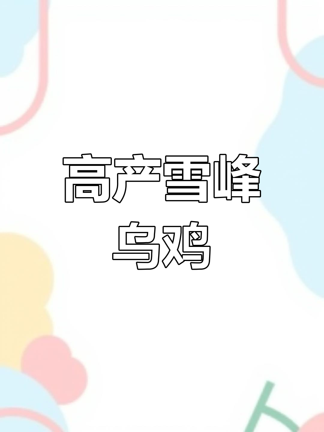 春天来临,雪峰乌鸡孵化率高,抗病力强,适合大规模养殖