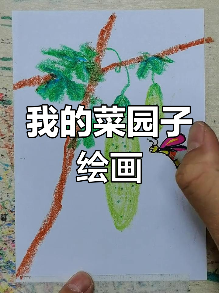 画出我的菜园子，花花和小动物们也来啦！