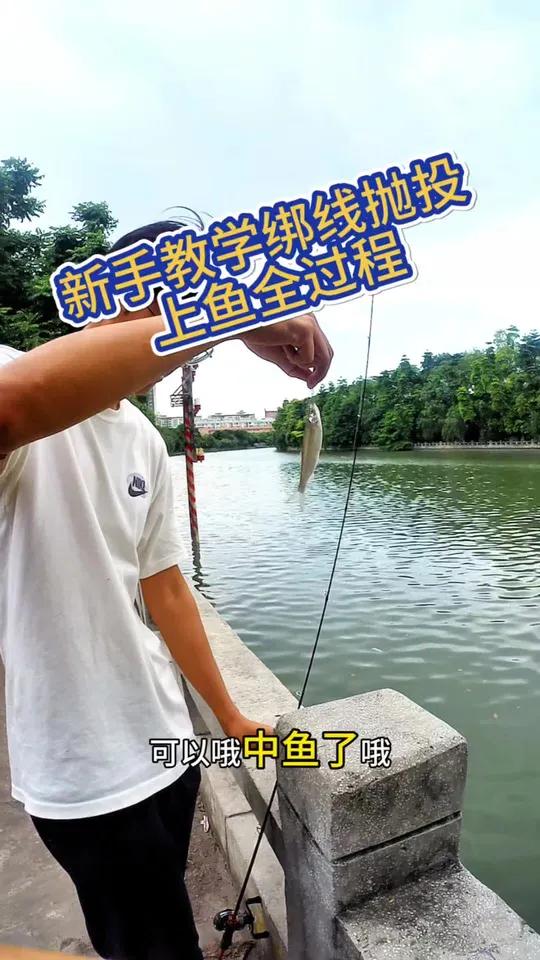 35度的天,一来就给我上一课,新手教学解线 绑线 抛投 上鱼全过程,耐心看完喔。新手还是玩