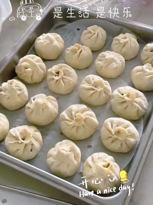 揉面、发酵、上锅蒸!周末自制包子馒头大成功!
