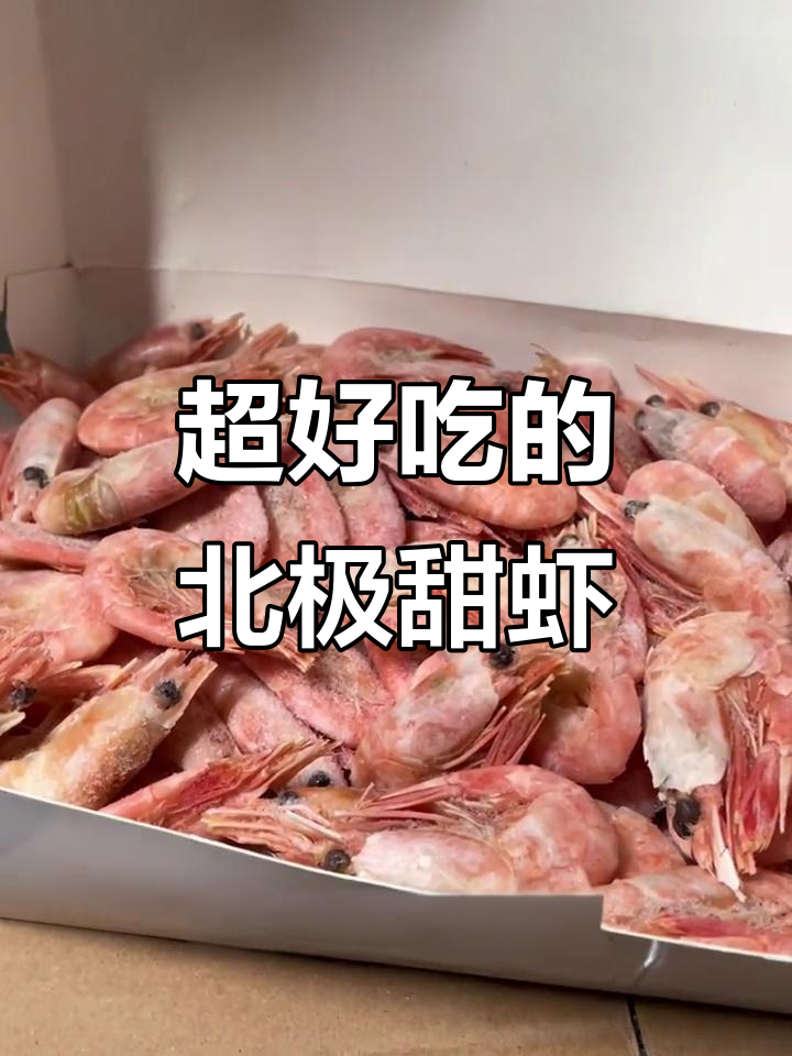 俄罗斯北极甜虾,鲜嫩美味不容错过!