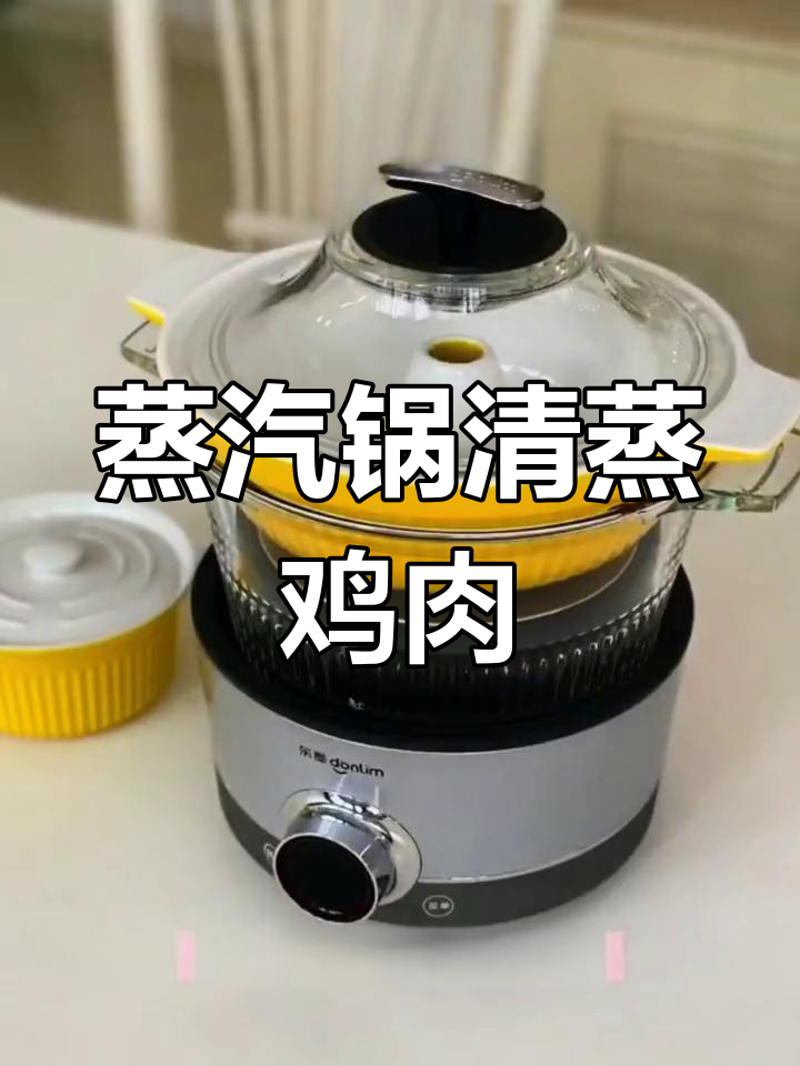 用东菱蒸汽锅蒸鸡,肉质鲜嫩无水煮,香气扑鼻