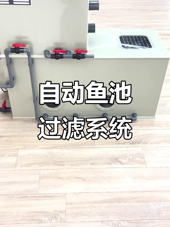 全自动鱼池过滤器,水质清澈无忧
