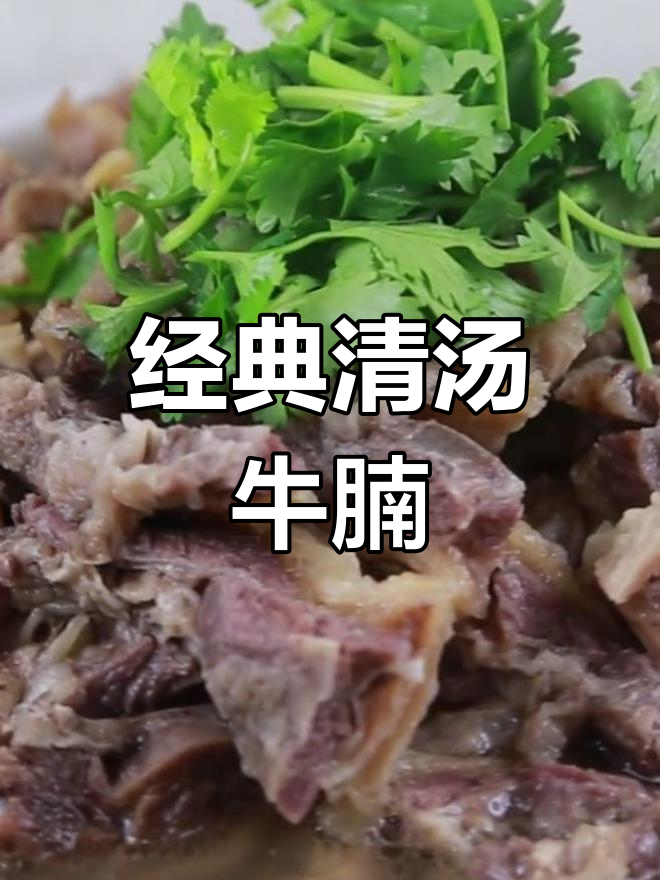 清汤牛腩的完美做法,萝卜搭配提升风味