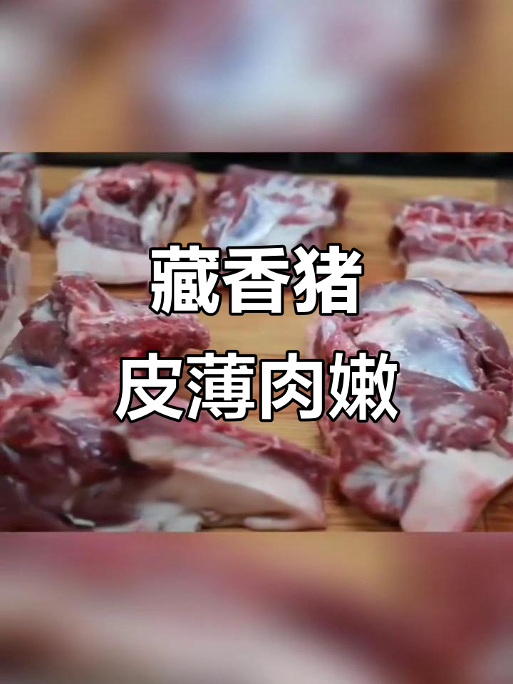 藏香猪肉质鲜美,营养丰富,胆固醇低