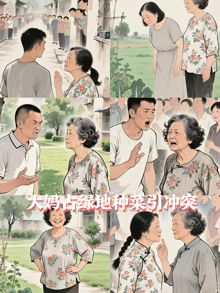 公共绿地变私家菜园？一场冲突背后的邻里矛盾