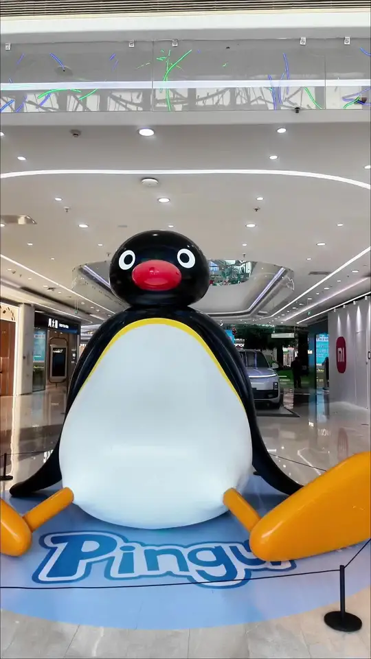 20秒带你打卡Pingu中山第次快闪店，这只企鹅来了！