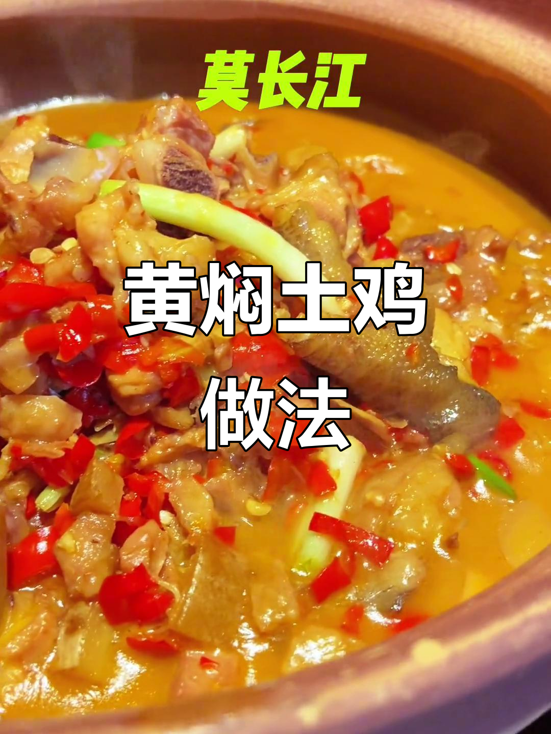 黄焖土鸡,香料与鸡肉的完美融合