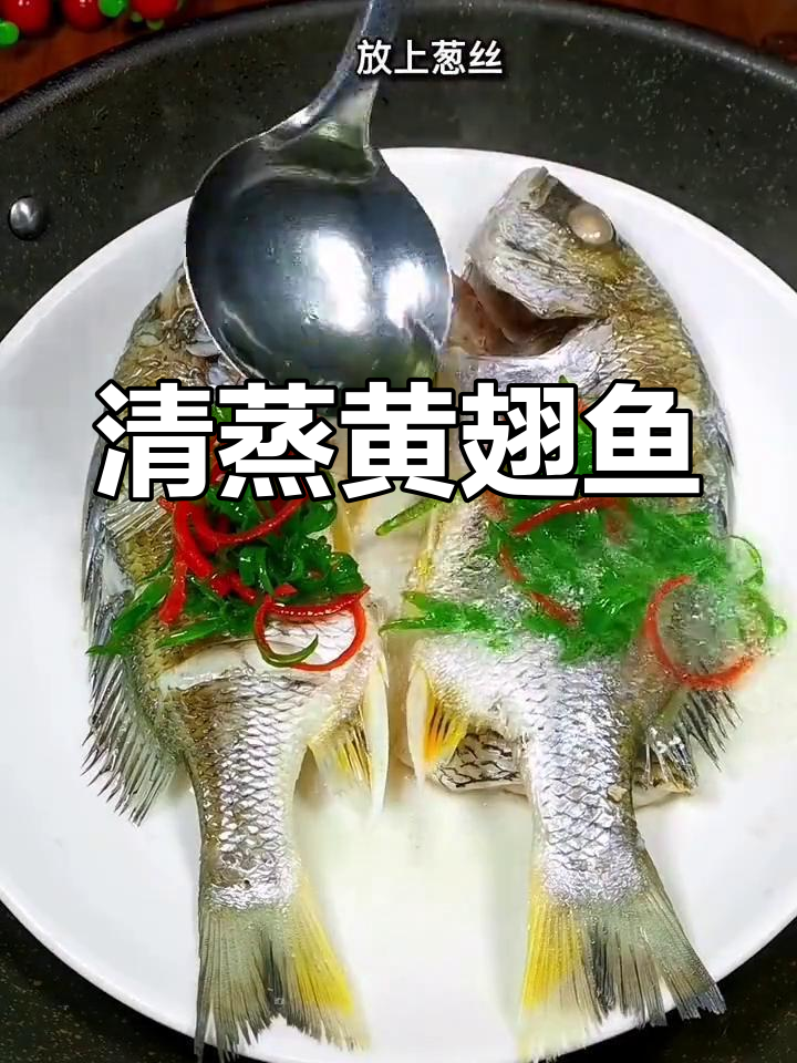 清蒸黄翅鱼,原汁原味的美味海鲜做法