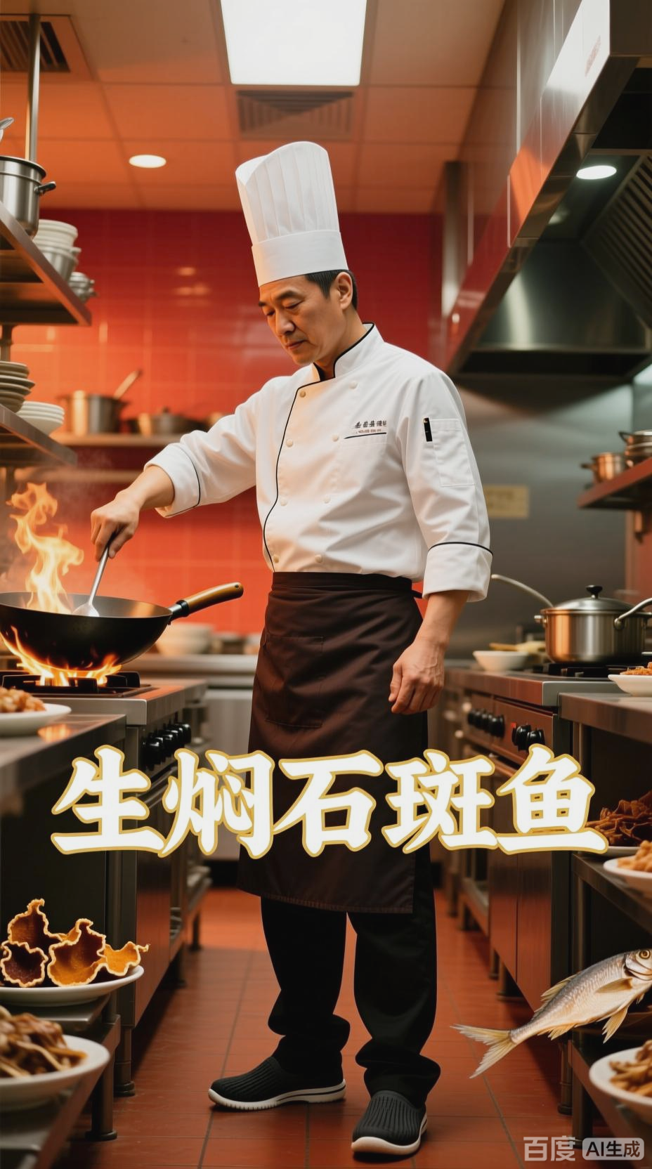 古志辉演示生焖石斑鱼,传承粤菜技法