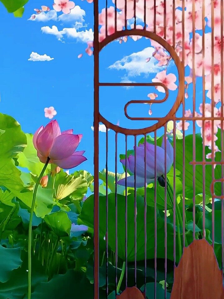 第五十三期 夏日荷花唯美治愈系动态壁纸