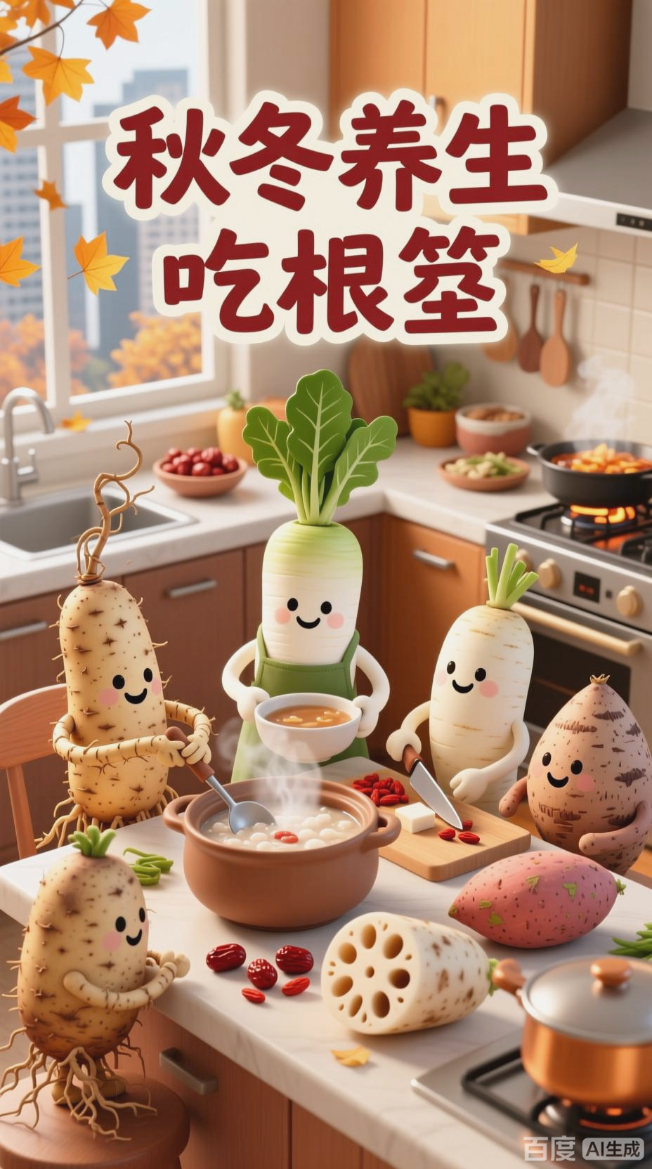 秋冬换季，根茎蔬菜养生
