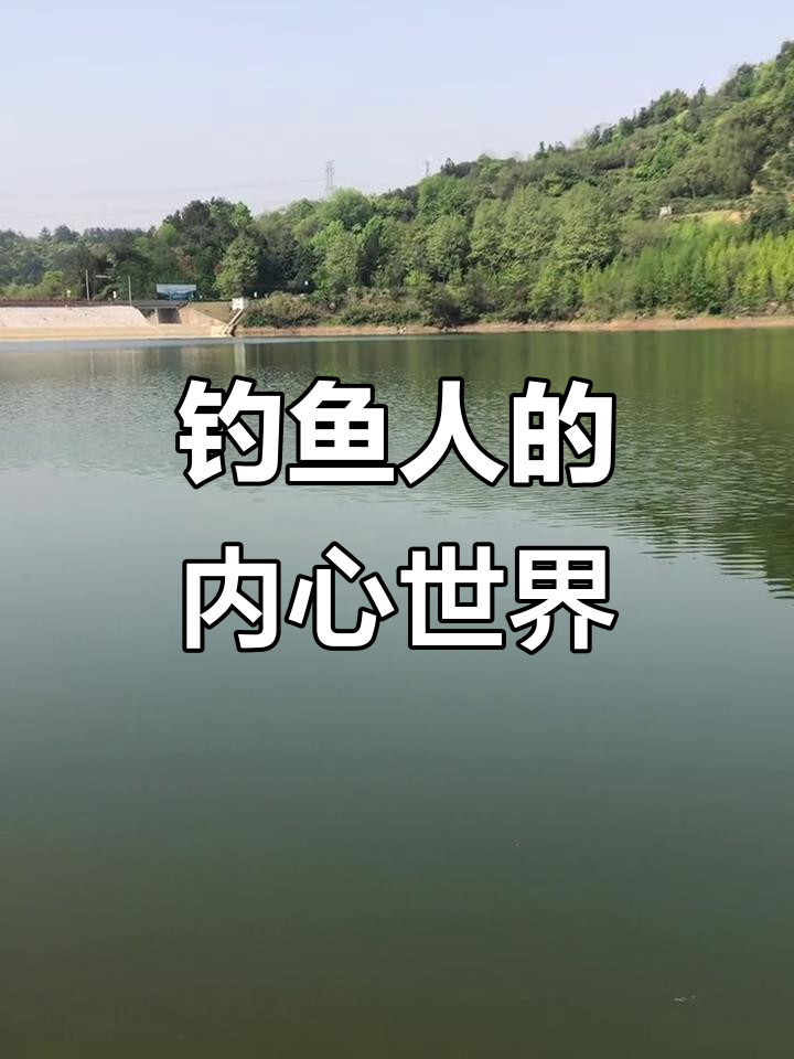 钓鱼男人的孤独与宁静,享受大自然的独处时光