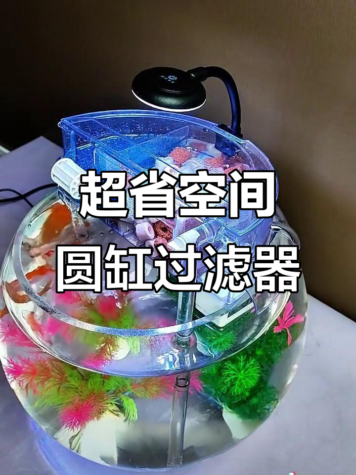 圆形鱼缸必备过滤器,多层过滤效果超强
