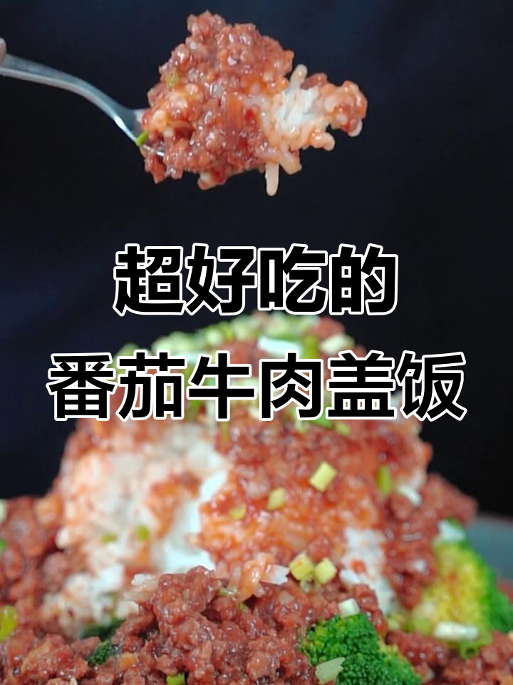 番茄牛肉盖饭,上班族和饲养员必备美味!
