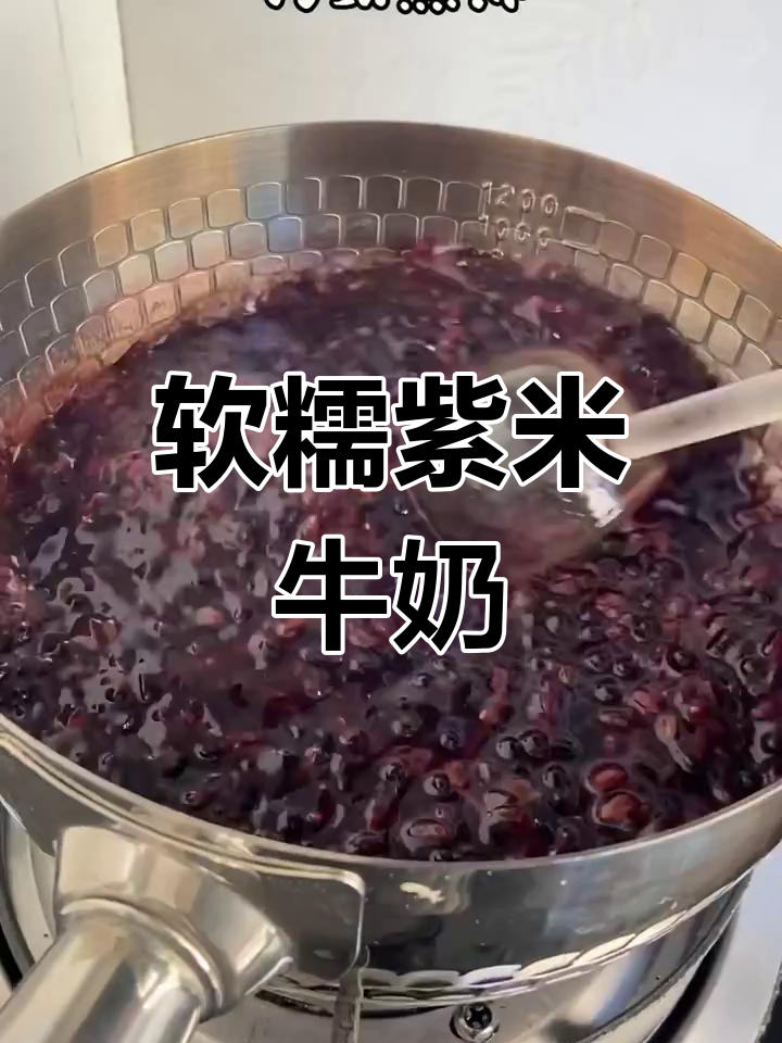 紫米牛奶,暖心又甜美,姨妈期必试!