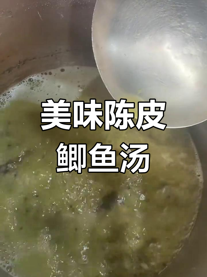 陈皮槐花黑芝麻鲫鱼汤,真材实料带来绝佳风味